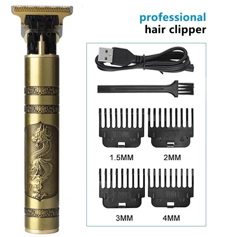 Hair Clipper - Rechargeable with 4 Guide Combs
