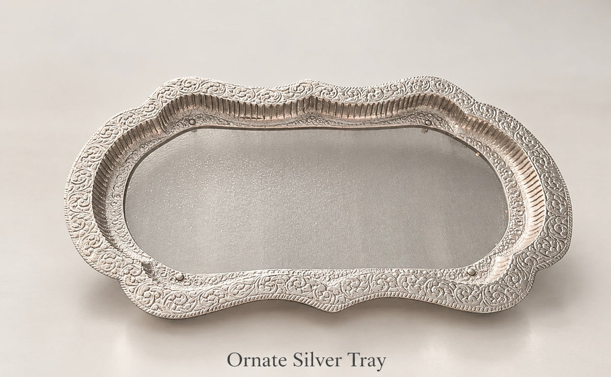 Ornate Silver Tray