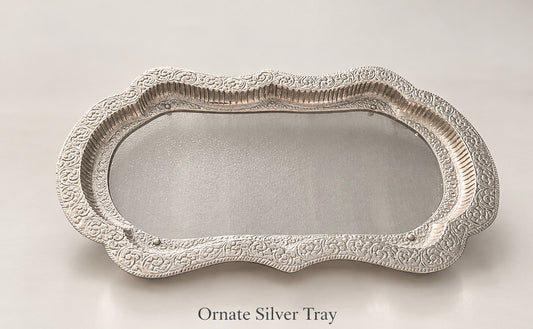 Ornate Silver Tray